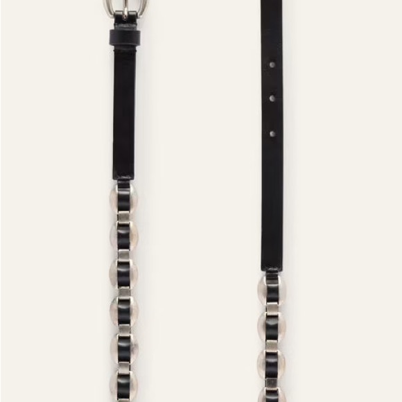 BA&SH  BRISKA
Thin adjustable belt In Black main image 9